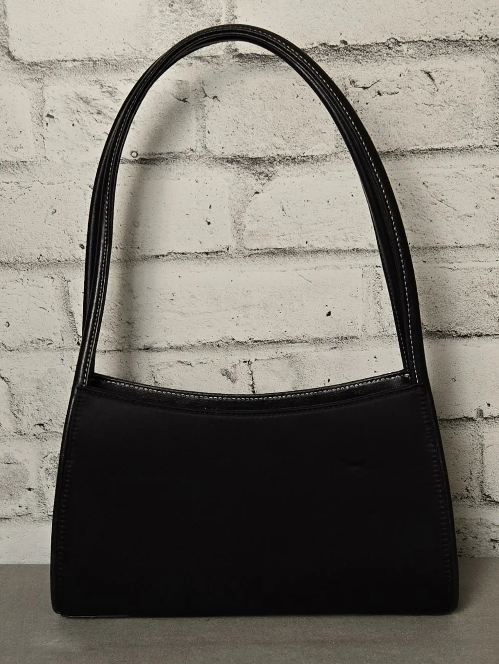 Vintage Style Black Shoulder Bag Embroidered Shoes Hats Purse - Picture 5 of 10
